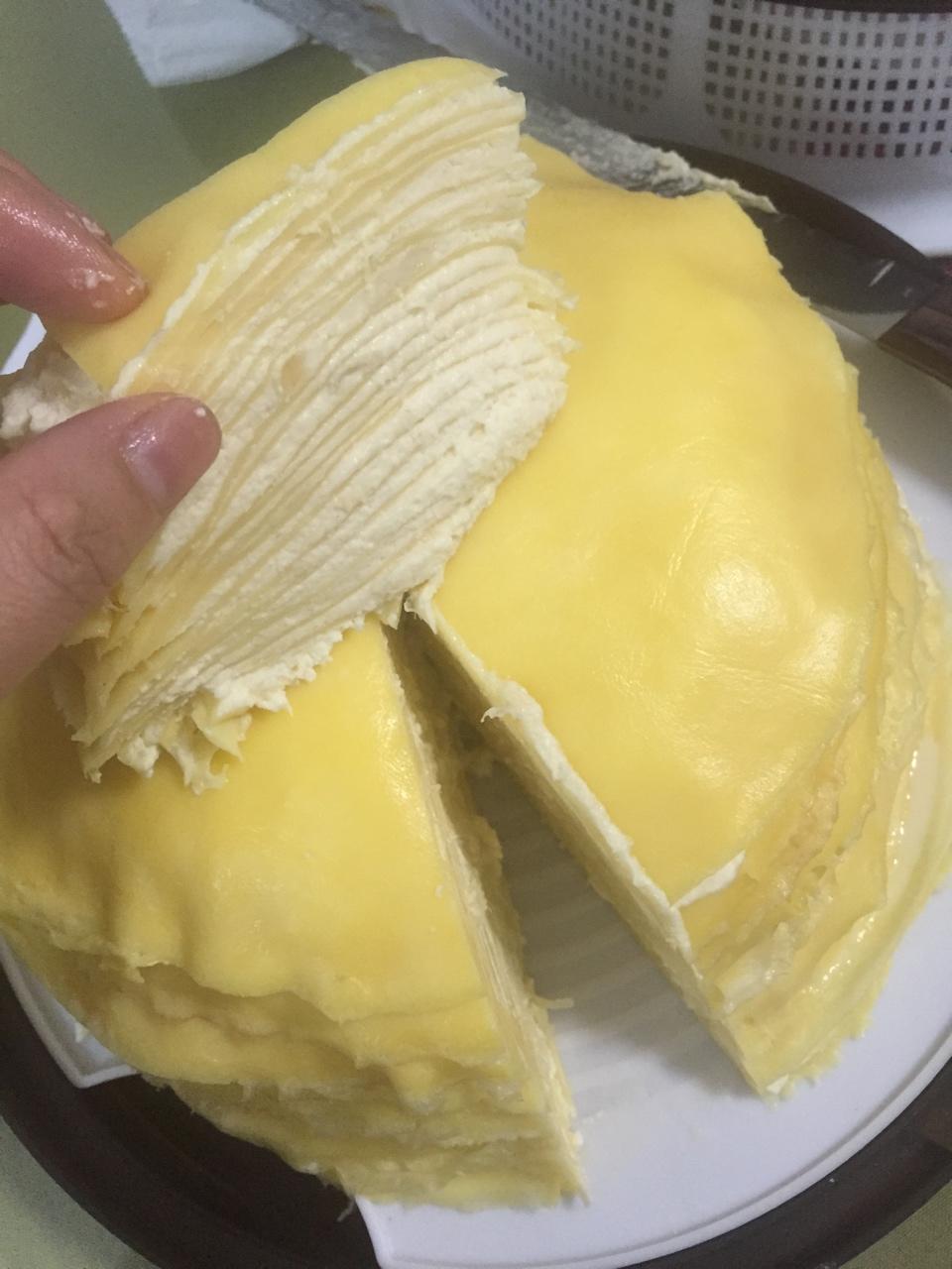 榴莲千层（超软糯蛋皮配方٩( ᐛ )و