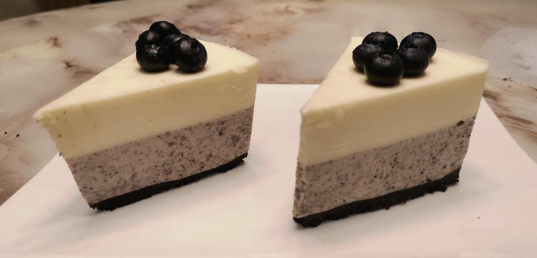 比冰淇淋还好吃❗️入口即化的蓝莓酸奶慕斯