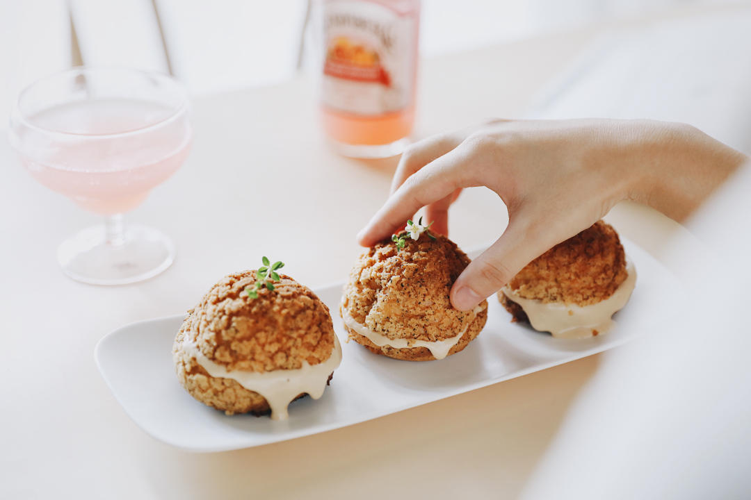 伯爵红茶酥皮泡芙