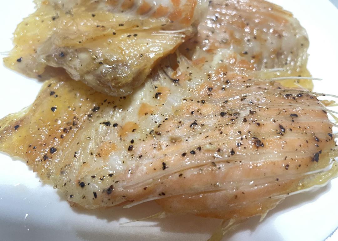 懒人版烤三文鱼骨