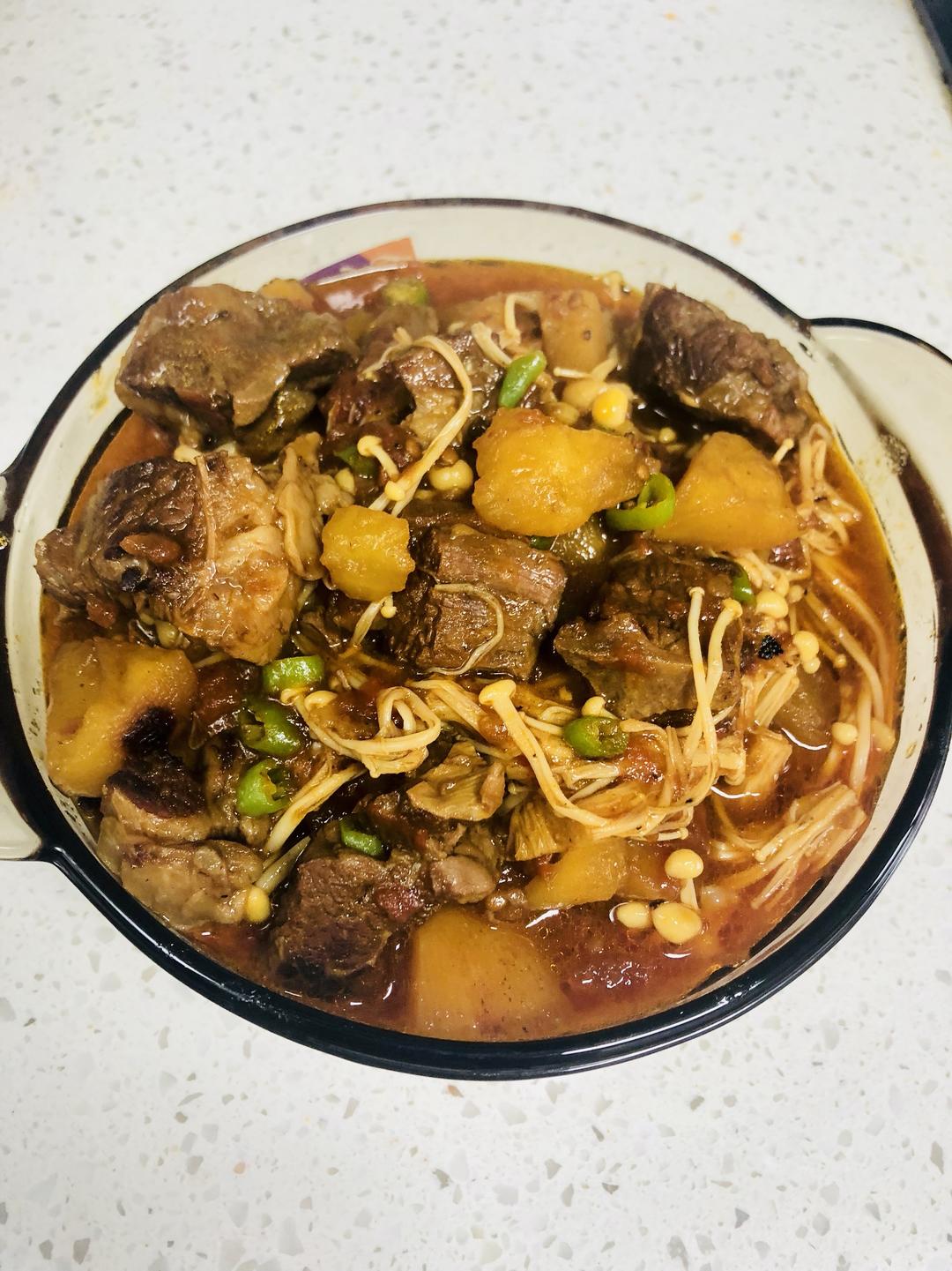 番茄土豆牛腩的做法
