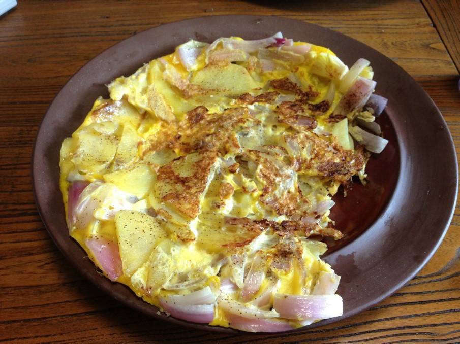 西班牙土豆煎蛋饼