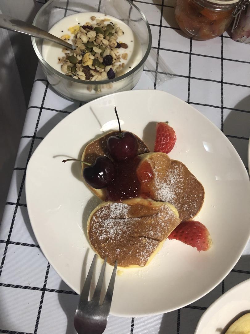 原味无油日式舒芙蕾厚松饼