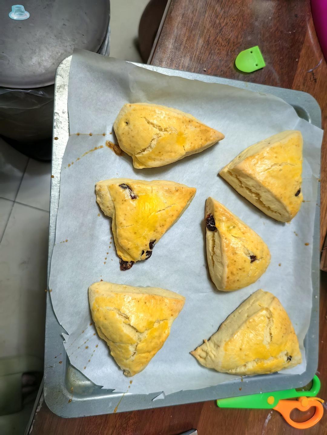 葡萄干司康（低筋面粉版）