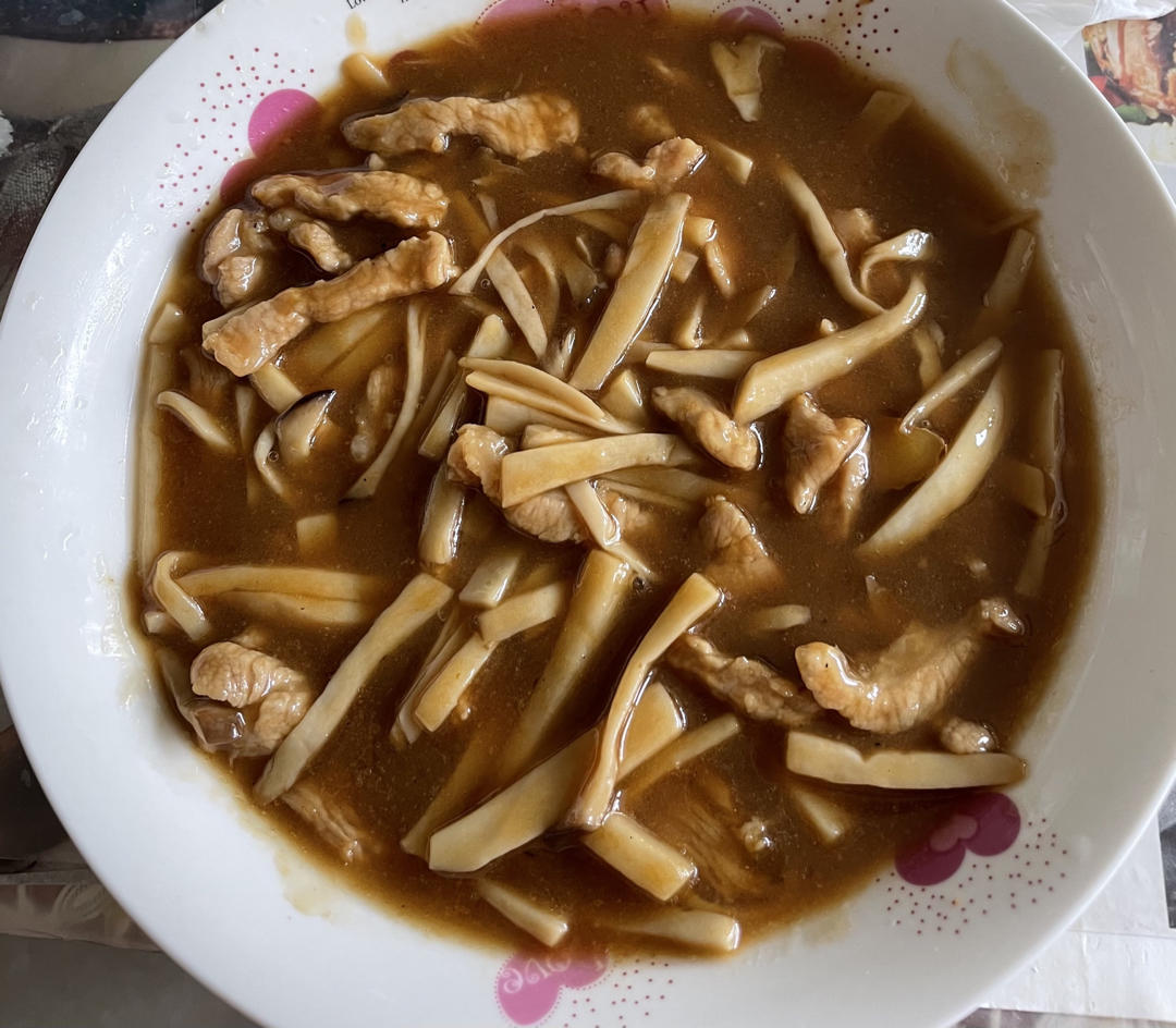 肉炒杏鲍菇