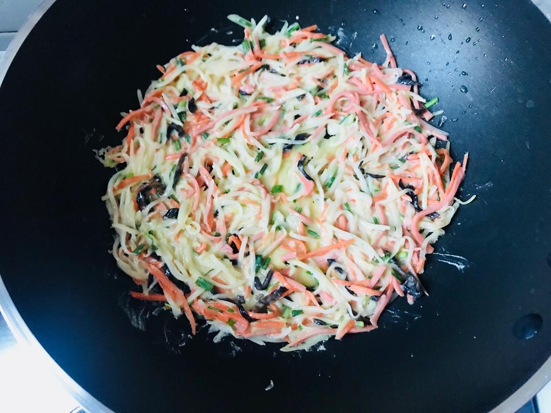 随心所欲土豆丝饼