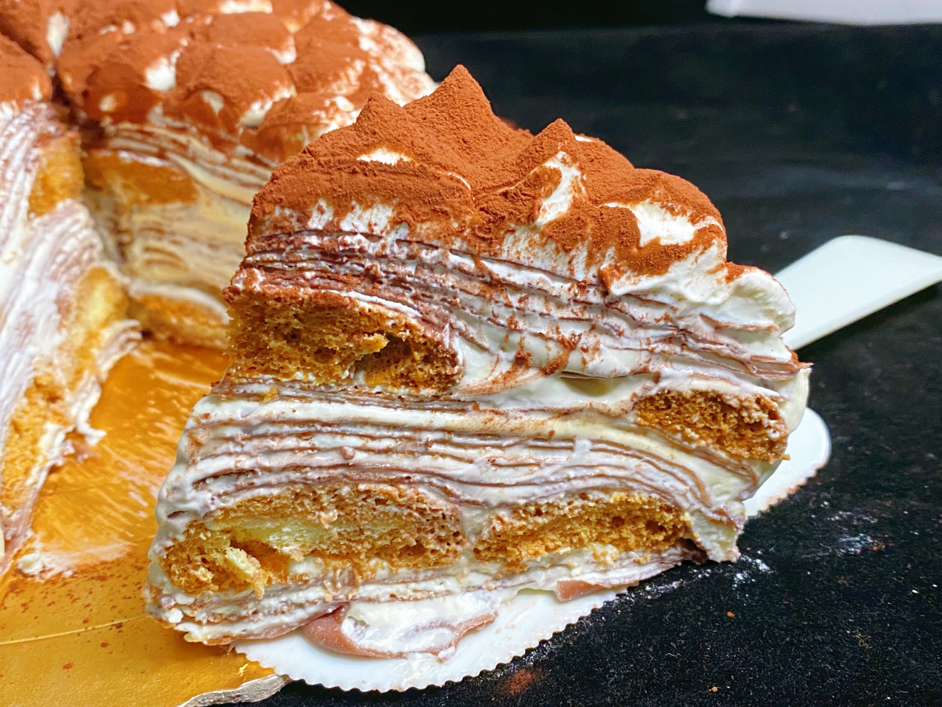 提拉米苏千层蛋糕                      超薄法式千层🍰的做法 步骤7