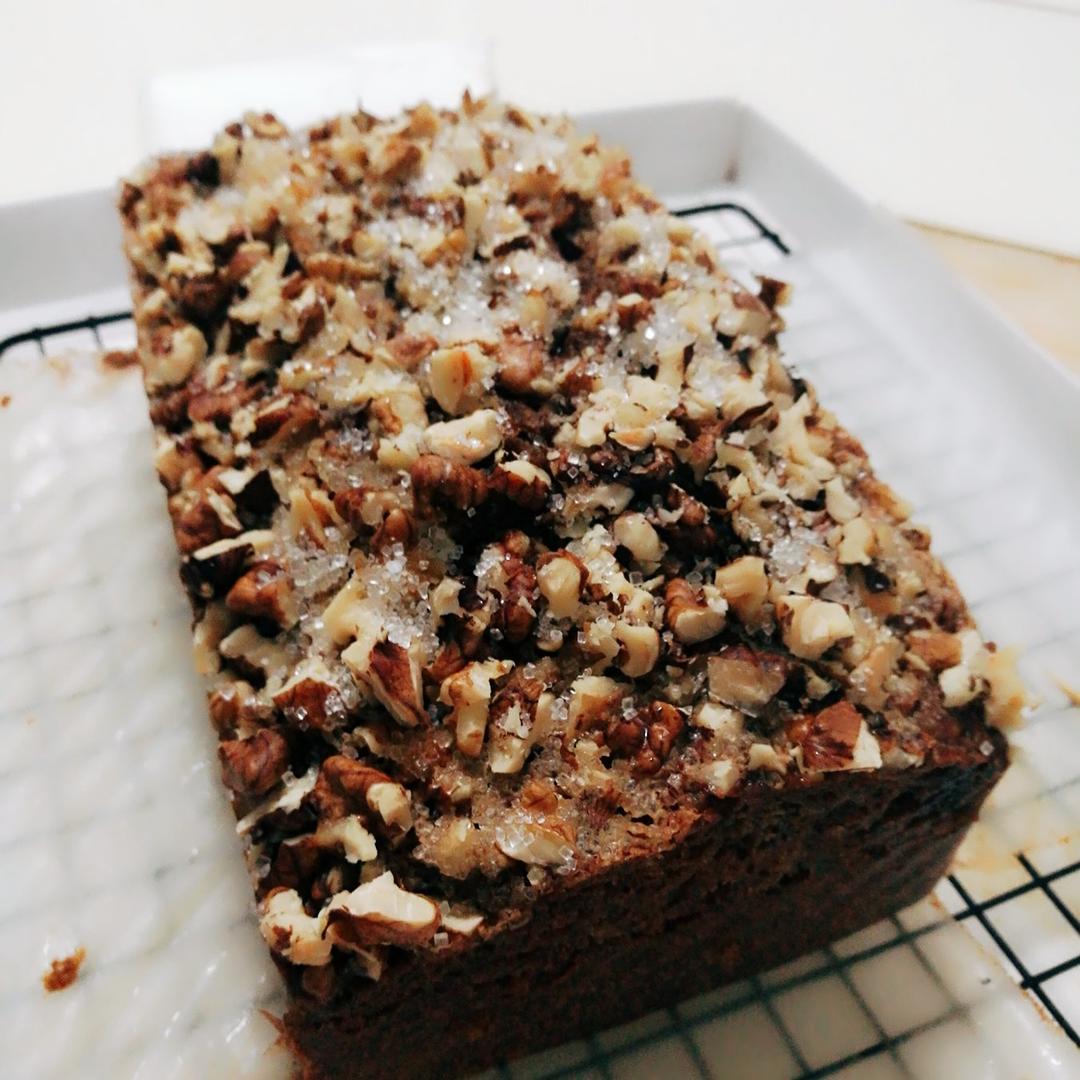 香蕉核桃磅蛋糕 Banana & Walnut Pound Cake