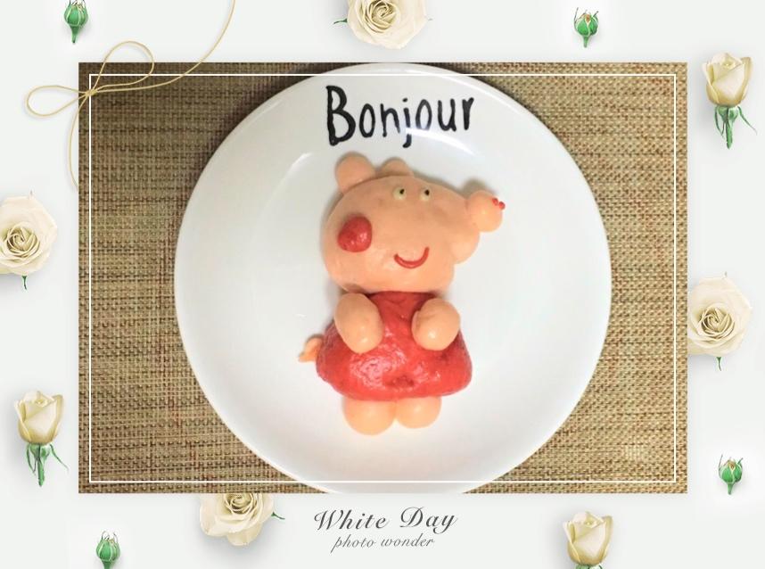 小猪佩琦蛋黄包