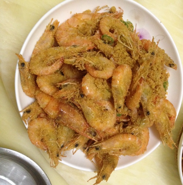 避风塘炒虾
