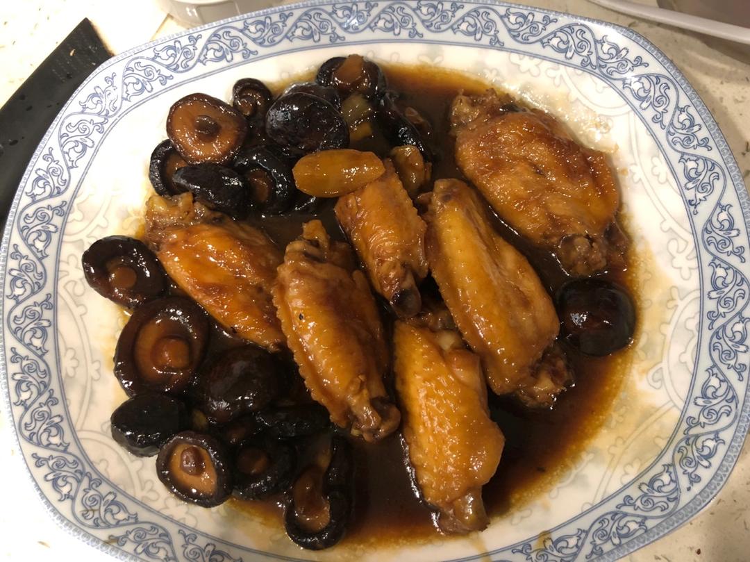 香菇蚝油鸡翅