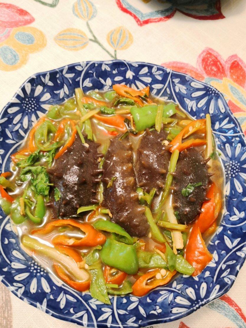 辣椒炒海参