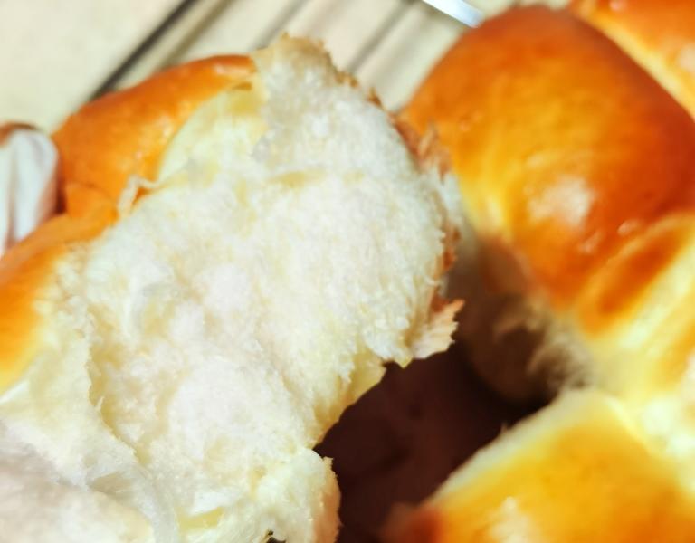 纯奶手撕吐司的做法 步骤1