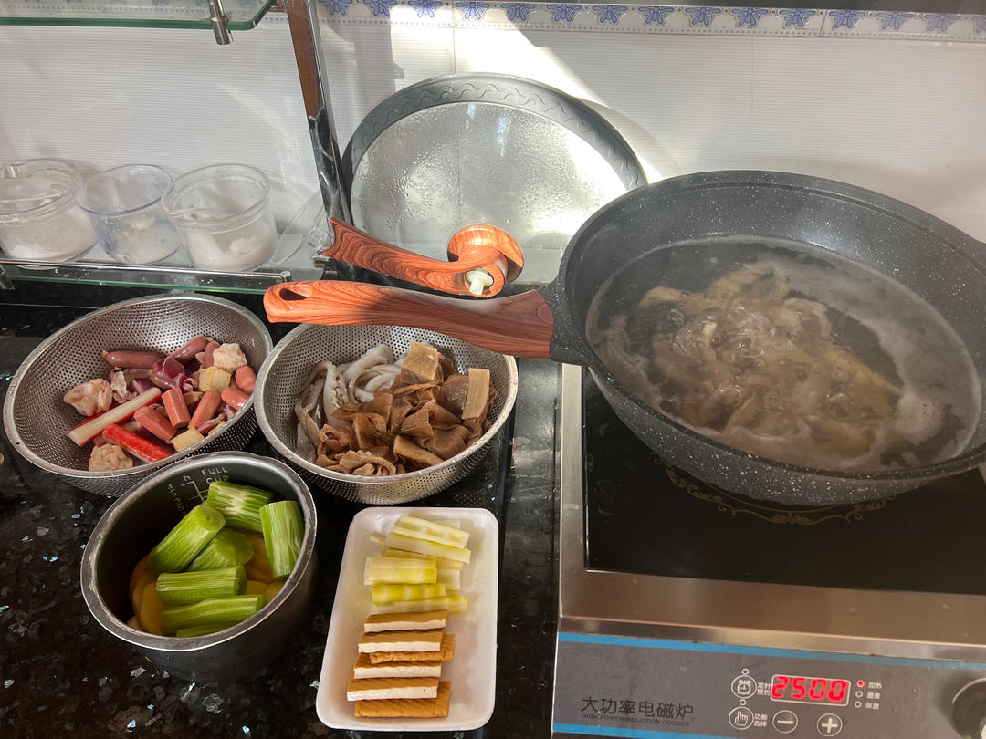 冷锅串串钵钵鸡——家常简单版