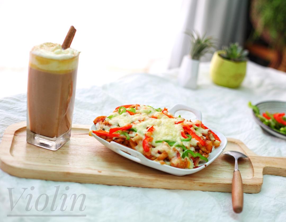 番茄鸡肉浓情焗饭【两人份】