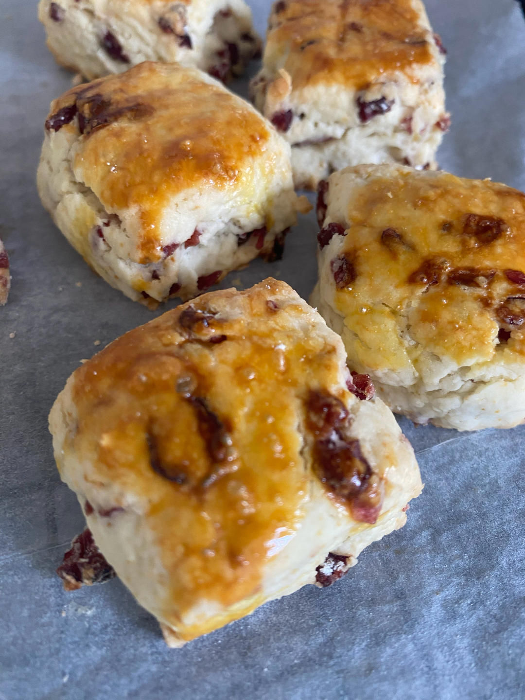 消耗淡奶油的司康