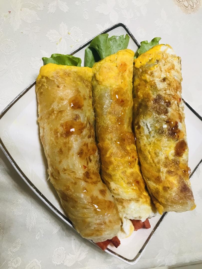 三分钟就可以做好孩子的早餐（手抓饼）