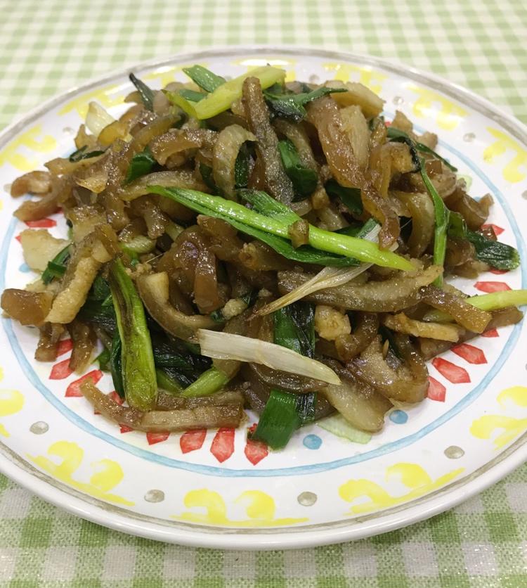 爆炒肉皮