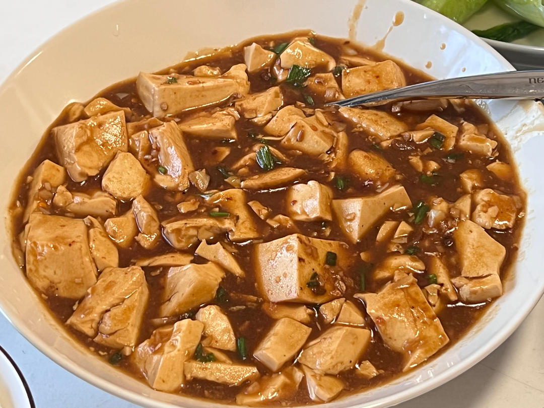 麻婆豆腐（5分钟版）的做法