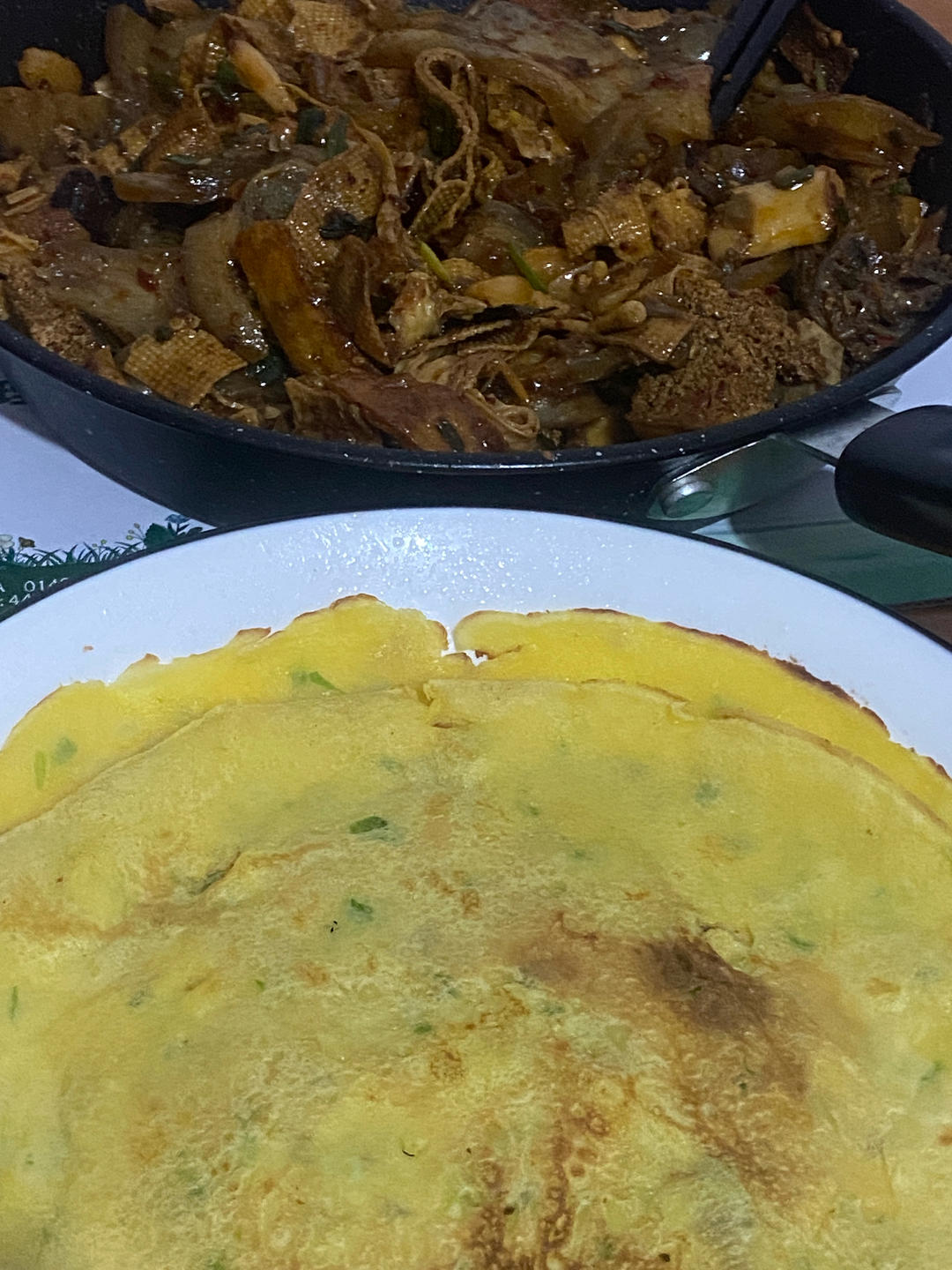 南瓜鸡蛋煎饼（平底锅版）