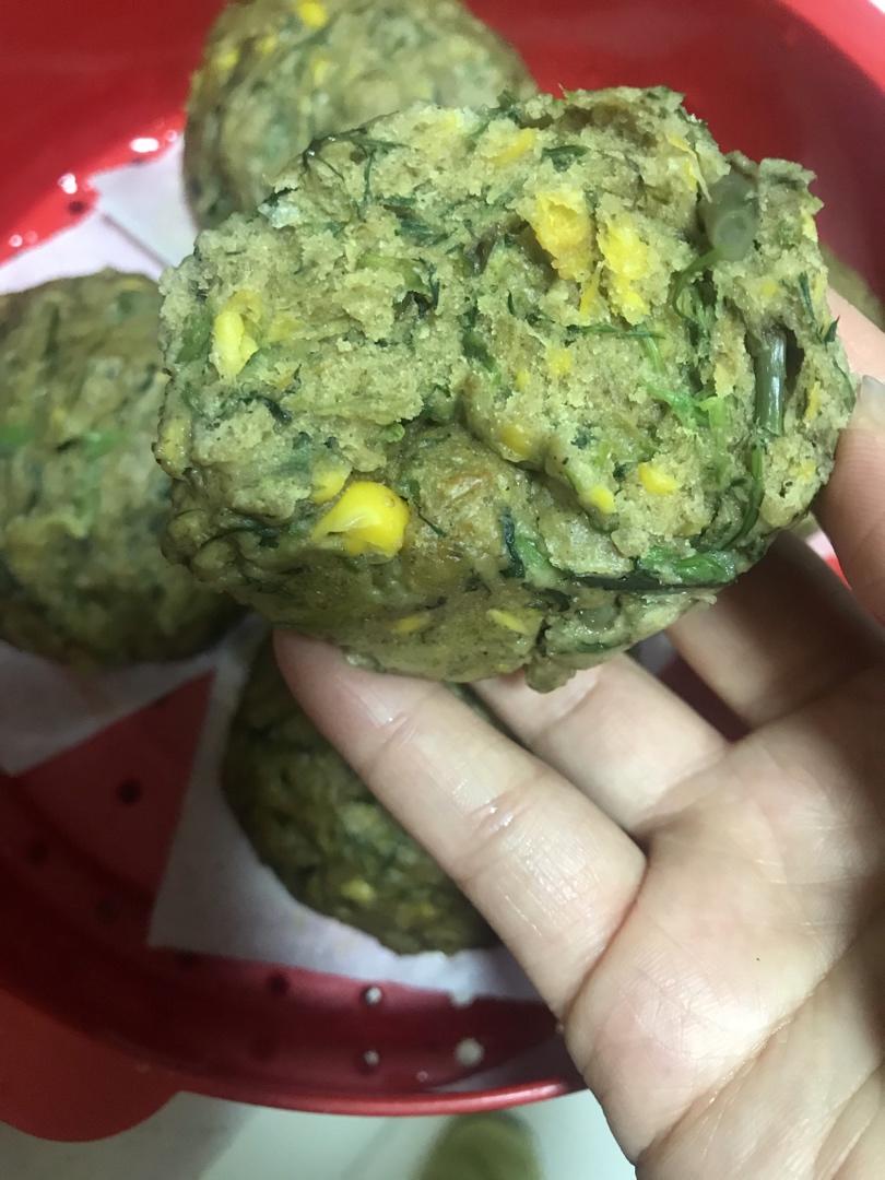 玉米面菜窝头
