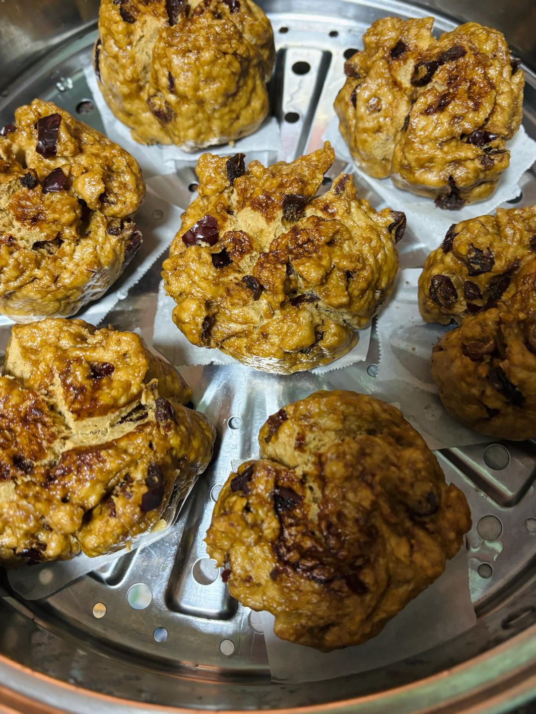 容易开花的红糖红枣馒头