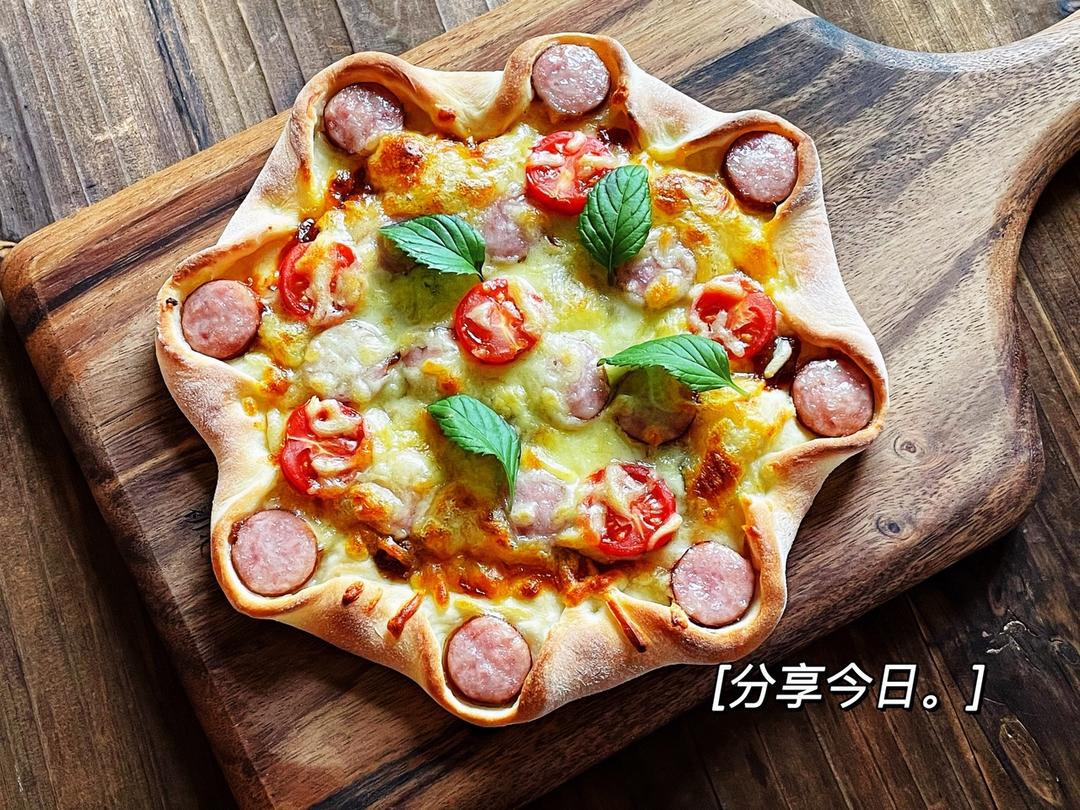 香肠披萨的做法 步骤5