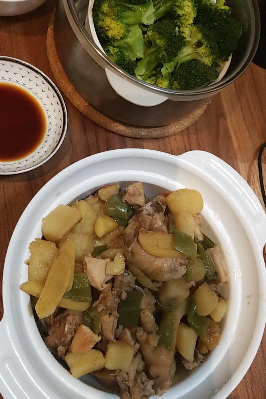 栗子土豆烧鸡