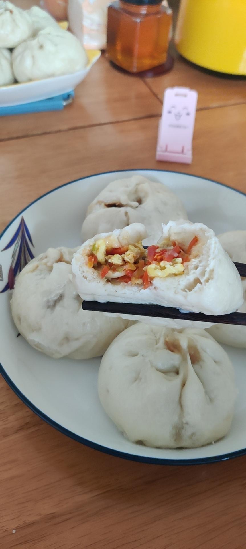 胡萝卜纯素馅包子比肉包子好吃😋