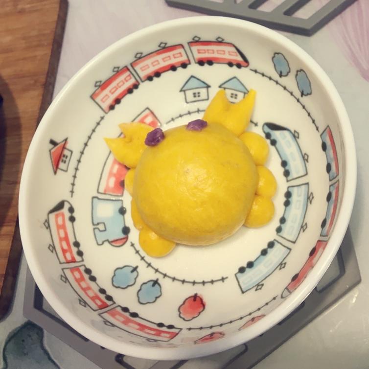 南瓜螃蟹馒头