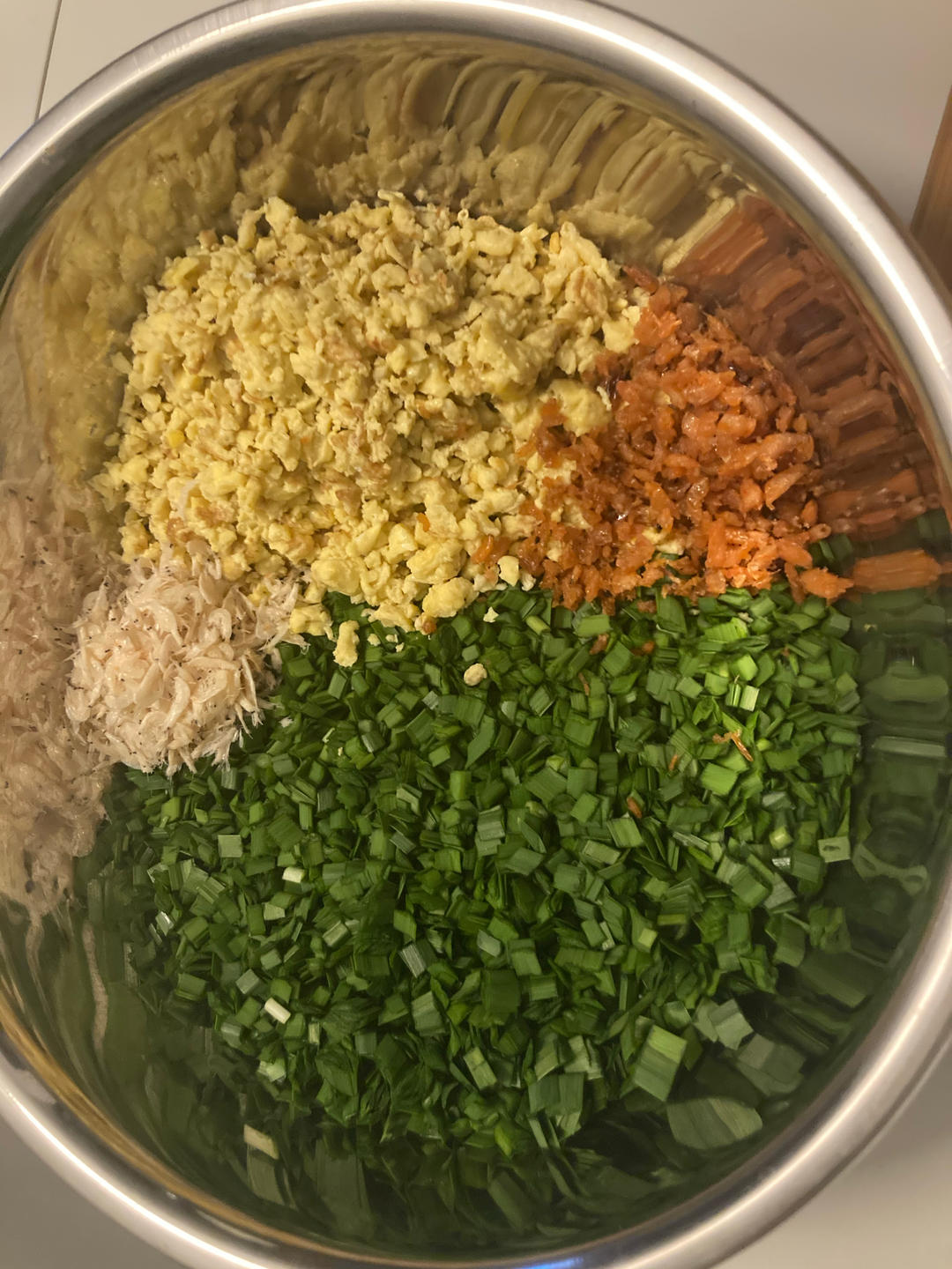 韭菜鸡蛋素饺子（附韭菜不出水绝招）