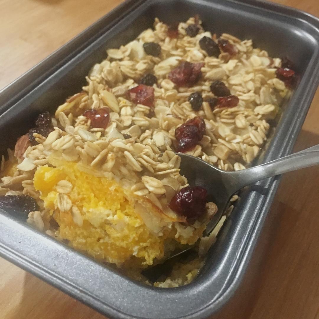 烤南瓜金枪鱼燕麦酥【健康一锅端】