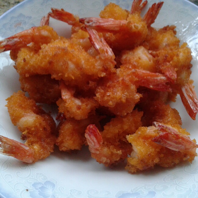 面包糠炸虾