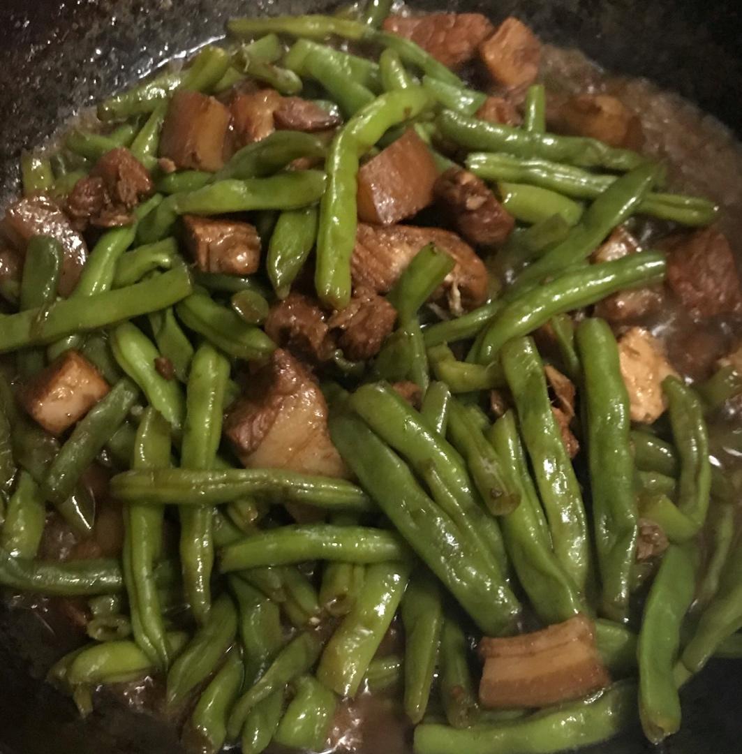 百吃不厌的东北豆角炖肉
