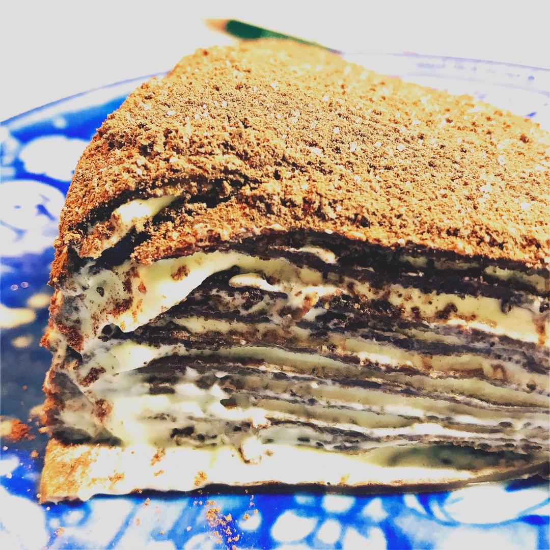 巧克力千层蛋糕