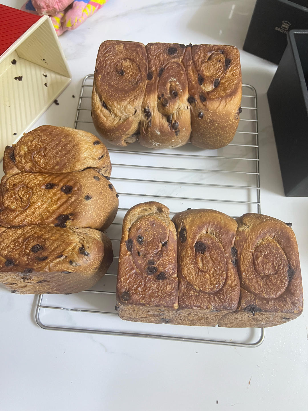 巨~巨好吃的巧克力奶油吐司