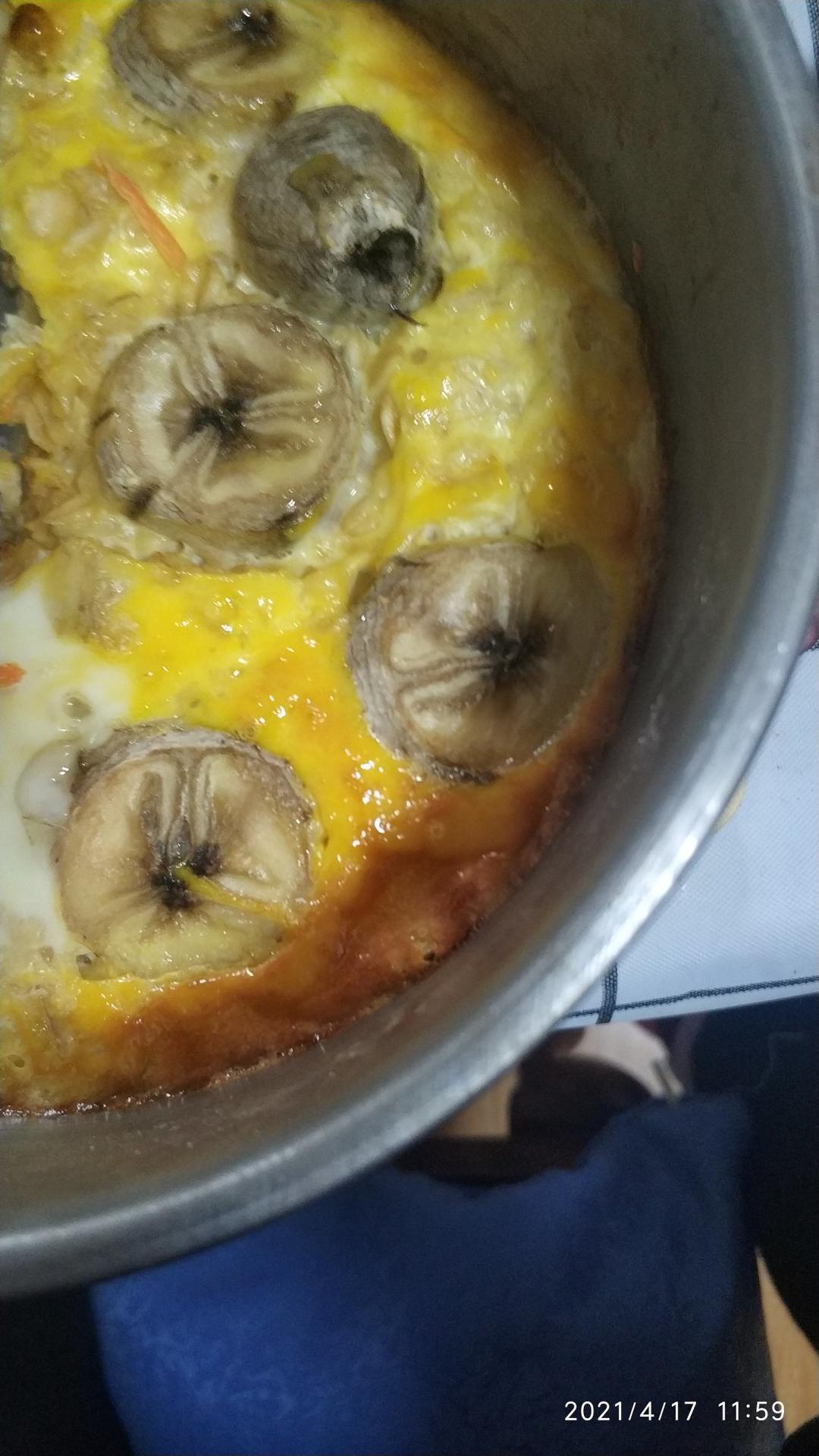 无糖低脂香蕉烤燕麦