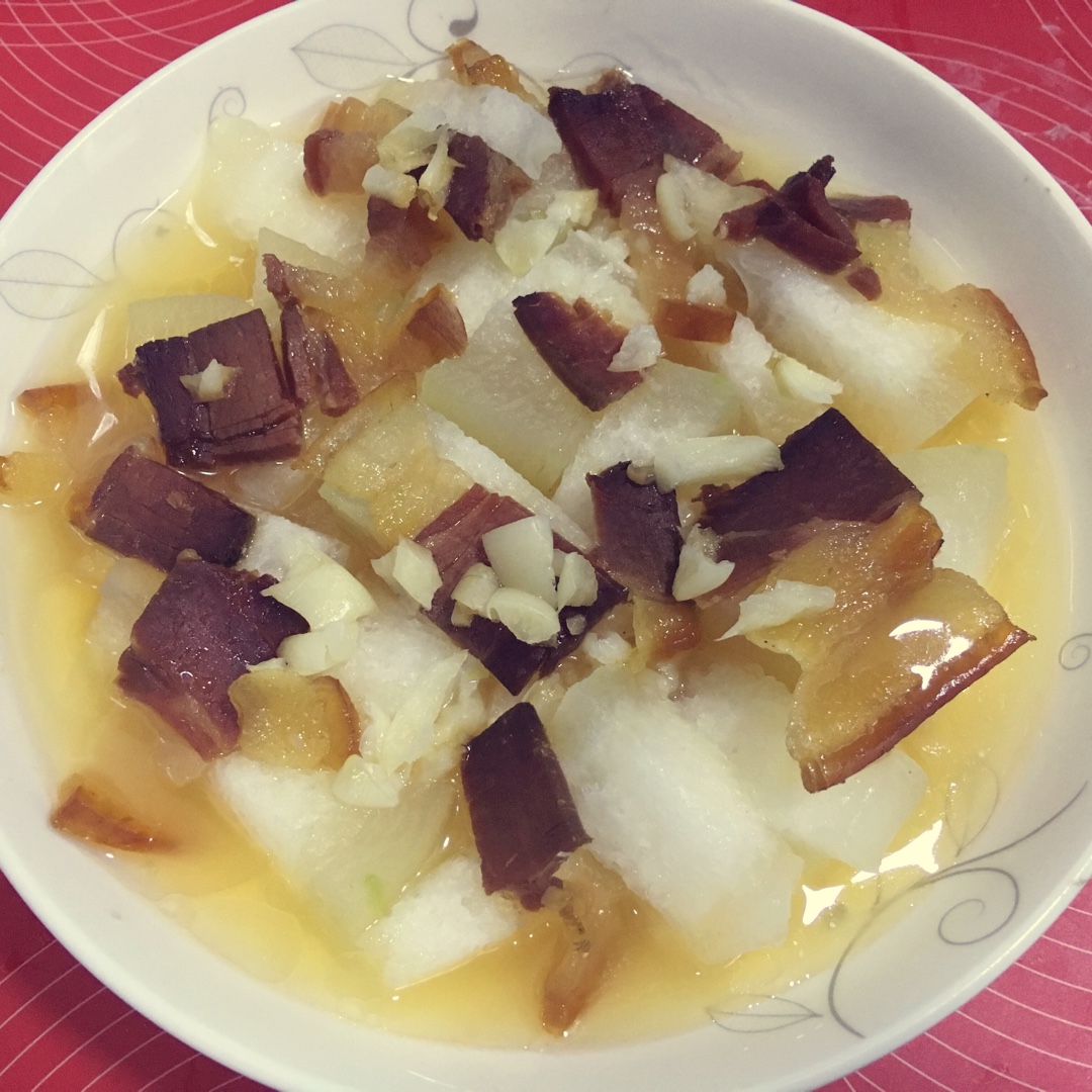 火腿蒸冬瓜