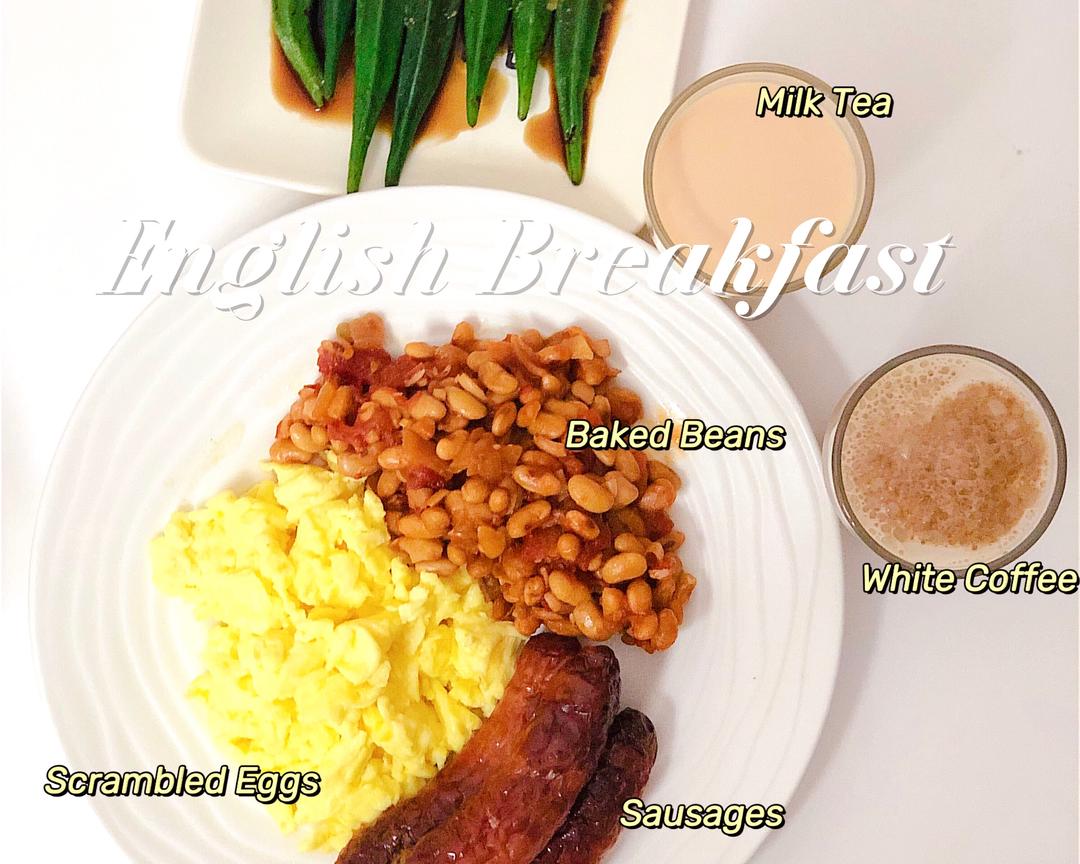 传统英式早餐之茄汁黄豆Baked Beans