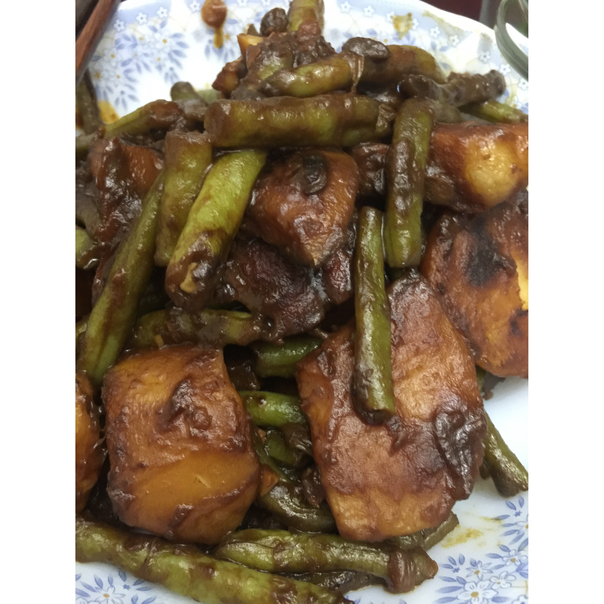 五花肉炖芸豆土豆 Pork Belly with B&P