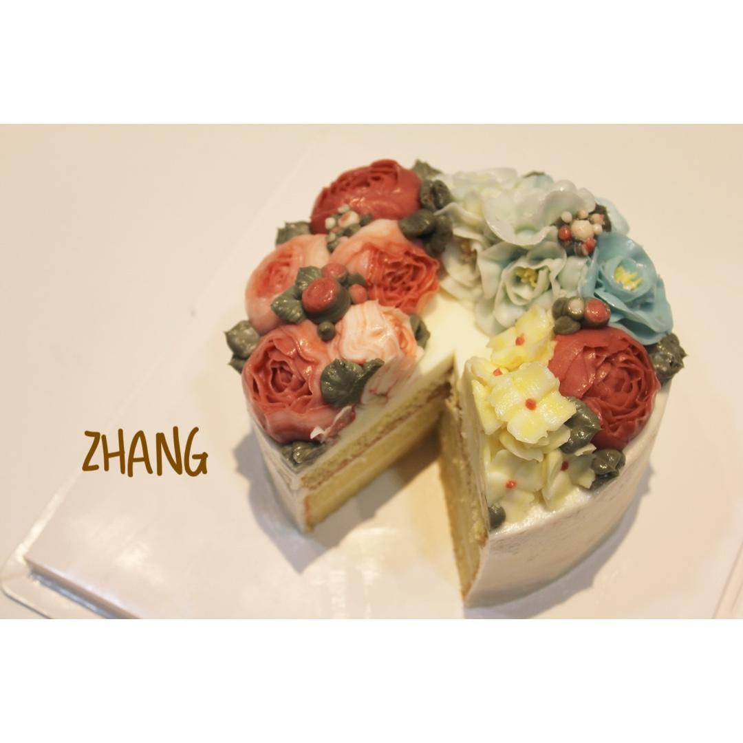 小麦子自创韩式裱花奶酪霜