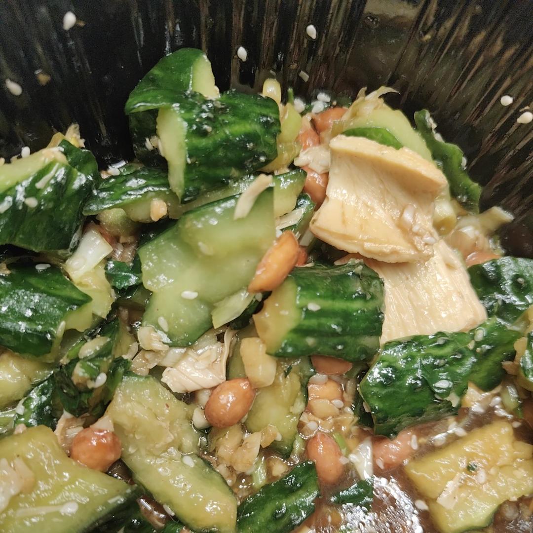 分三步99%还原菜市场凉拌菜-拍黄瓜/拌黄瓜/拌腐竹