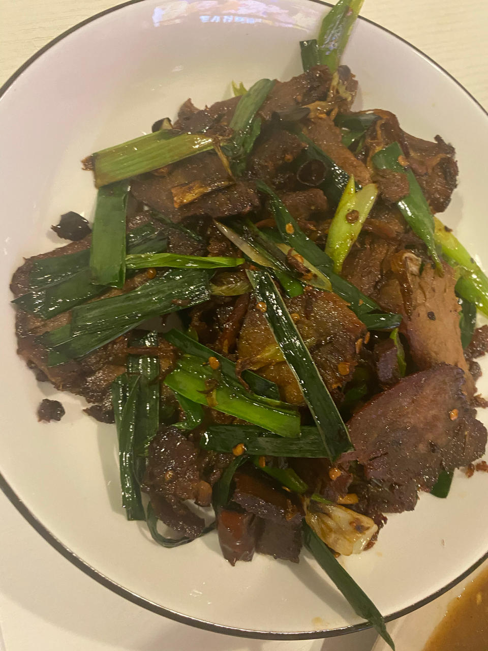 蒜苗炒腊肉