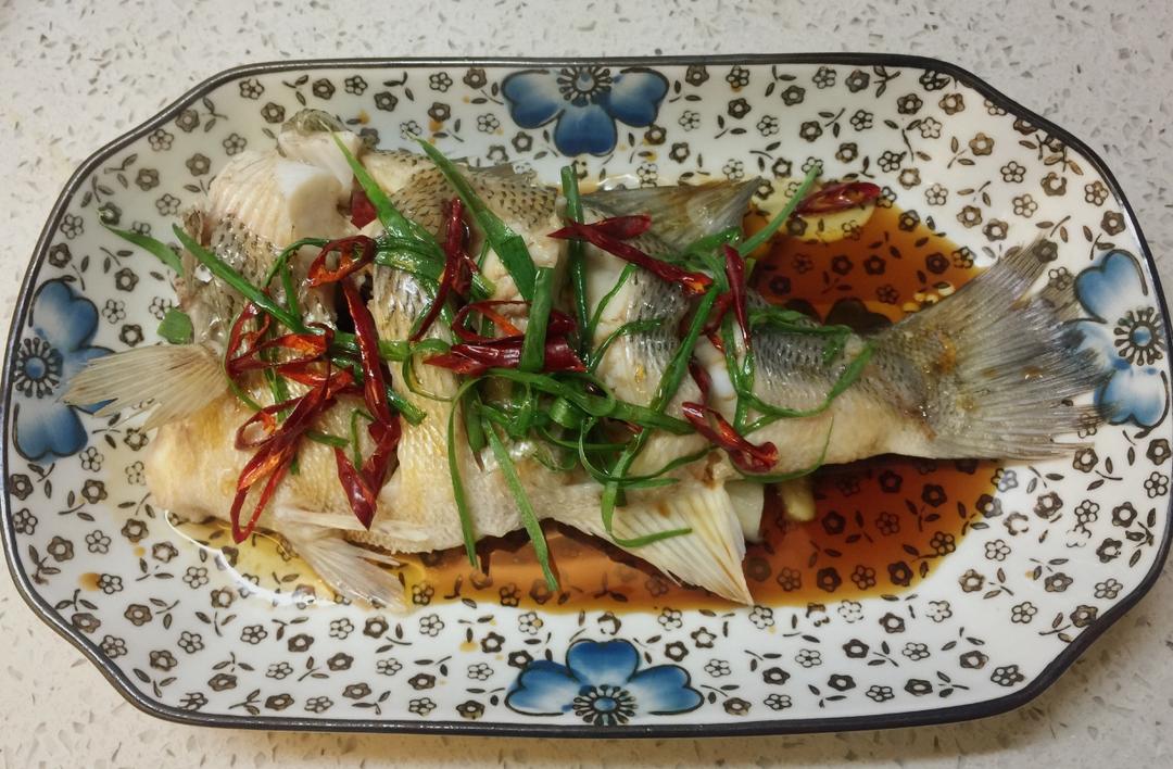 超入味清蒸鱼～清蒸鲈鱼桂花鱼（家常独创）