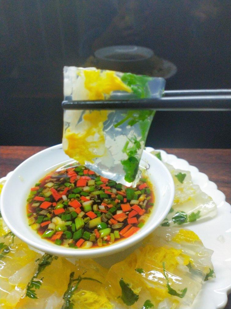 彩色水晶皮冻