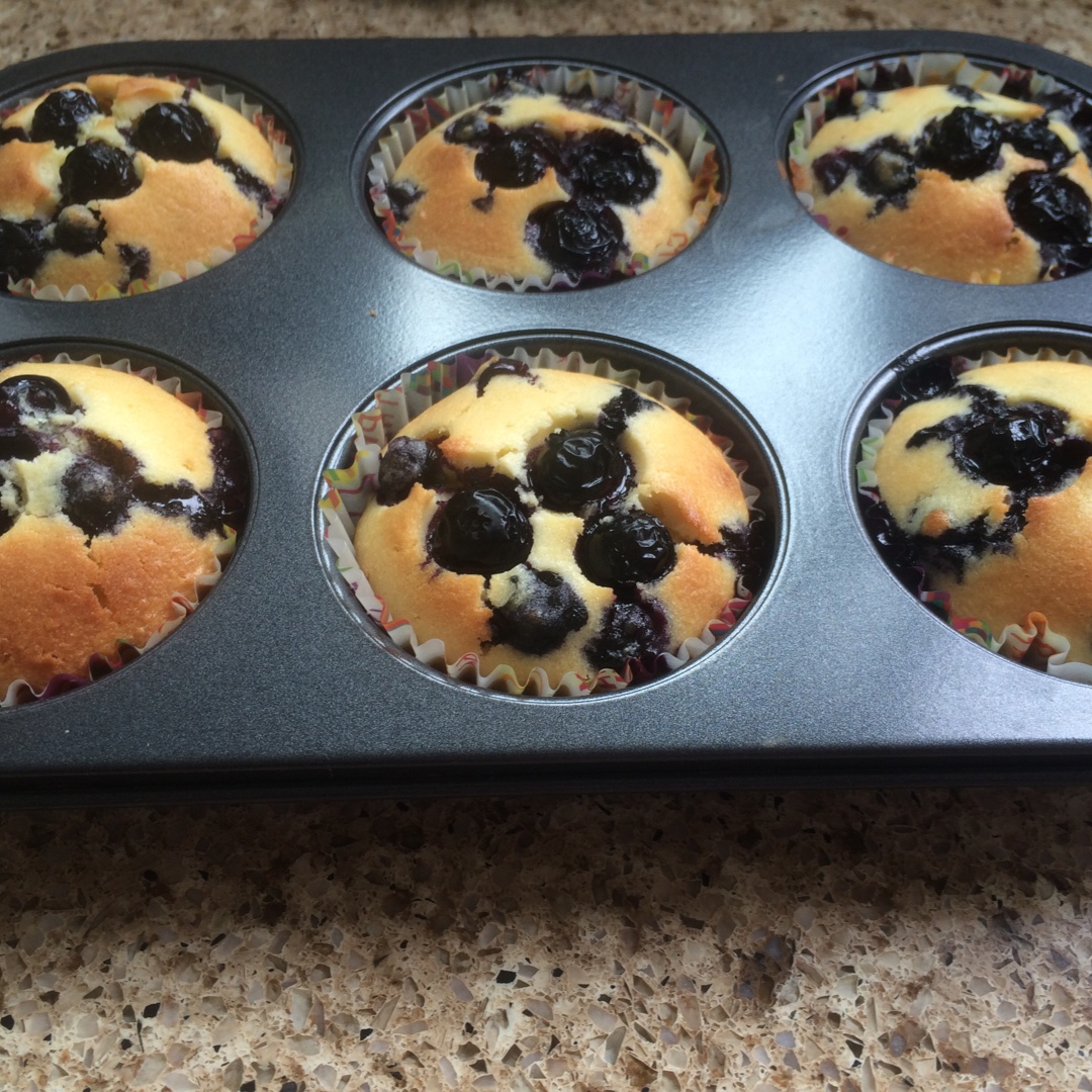 超好吃的蓝莓麦芬