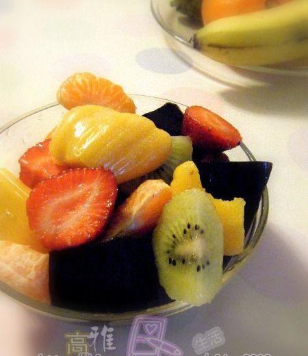 水果拌凉粉的做法