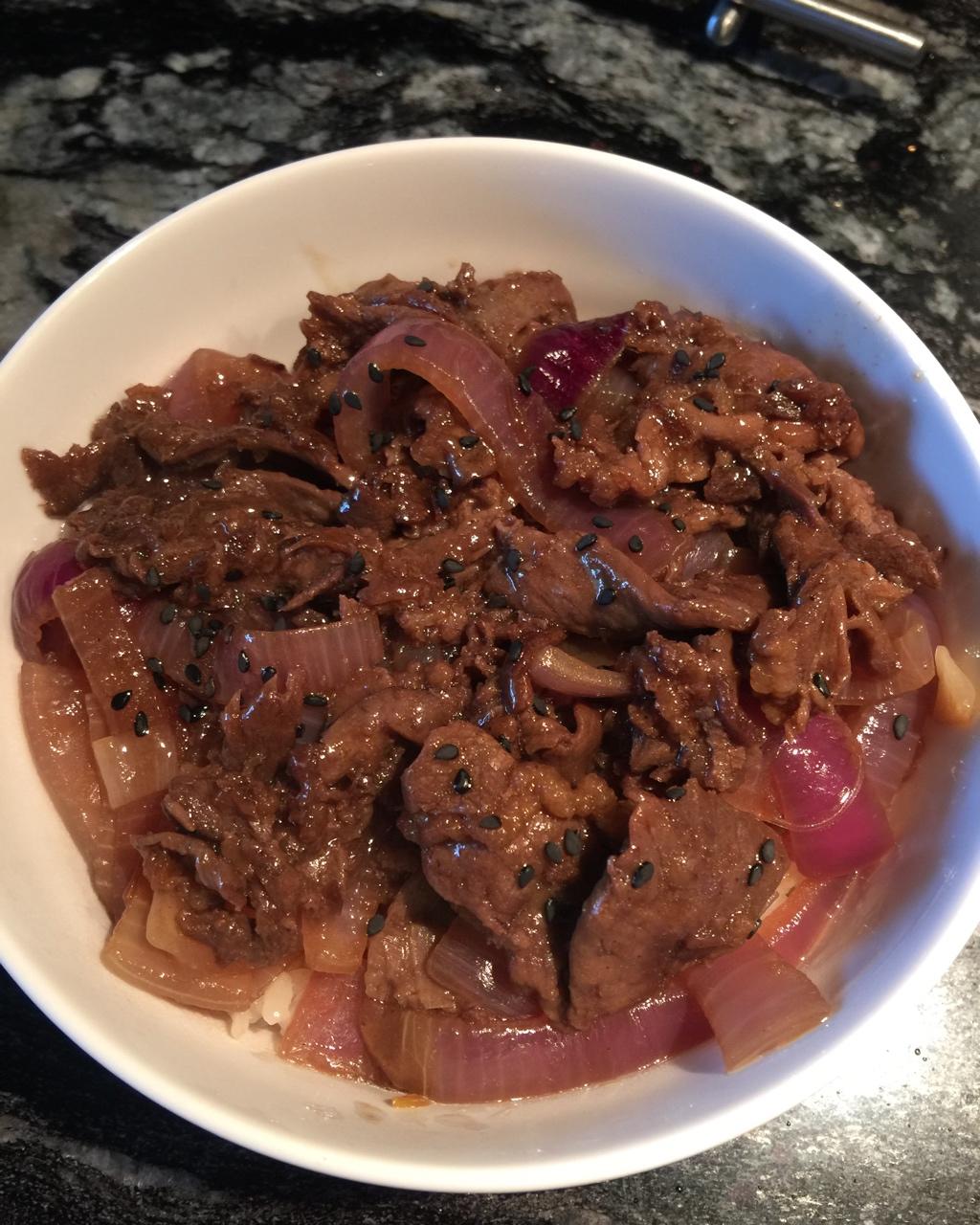照烧肥牛饭～