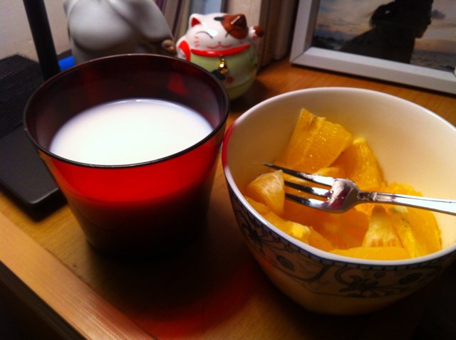 水果牛奶