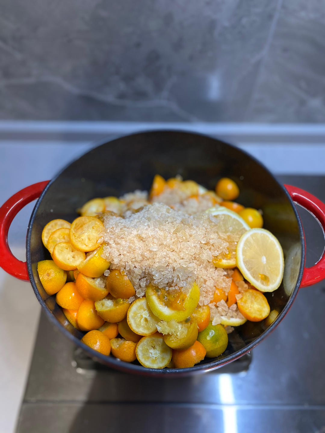 金桔柠檬冰糖酱